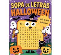 Sopa de Letras Halloween: Pasatiempos Divertidos para Celebrar Halloween , Encuentra Palabras Mágicas entre Brujas, Calabazas y Fantasmas