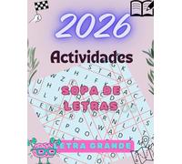 Sopa De Letras Para Adultos Letra Grande actividades: 84 Sopa De Letras, Mas De 1500 Palabras, En Cada Pagina Una Frase Motivadora, Letra Grande