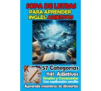Sopa de letras para Aprender Inglés: Adjetivos: Aprende inglés mientras te diviertes