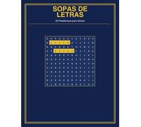 Sopa de Letras para Jóvenes y Adultos: 30 Pasatiempos Variados con Soluciones · Naturaleza, Viajes, Cocina, Deporte y Mucho Más
