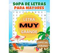 SOPA DE LETRAS PARA MAYORES CON LETRA MUY GRANDE: ESPECIAL VERANO