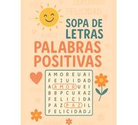 Sopa de letras para mayores de palabras positivas