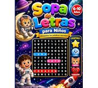 Sopa de Letras para Niños: Busca, Encuentra y Colorea | Juego Educativo Ilustrado | 6-10 Años