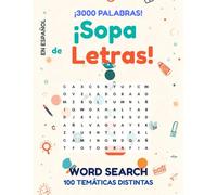 Sopa de letras (Word search): Sopa de letras (word search puzzle) para adultos y adultos mayores letra grande (large print)