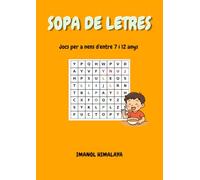 Sopa de Lletres: Busca paraules per a nens d'entre 7 i 12 anys