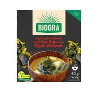 Sopa de Miso con Algas Wakame Instantánea (Pack de 2 x 4 sobres) - 8 Raciones de Caldo Fermentado Natural - Rica en Minerales, Vegana y Saludable - Lista en 1 Minuto