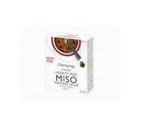 Sopa de Miso PICANTE con Algas - Pack de 8 Sobres (2 Cajas de 4) - Receta Instantánea con Algas Wakame - Sabor Umami Intenso - Baja en Calorías - Lista en 1 Minuto