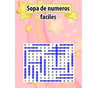 Sopa de numeros faciles: juegos de numeros educativos| Letra Grande |Una actividad para estimular la memoria visual y la atencion