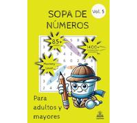 Sopa de Números: Para Adultos y Mayores - Nivel Mastery Vol. 5