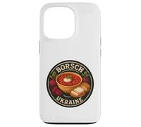 Sopa de remolacha borsch ucraniana Ucrania Carcasa para iPhone 13 Pro