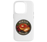 Sopa de remolacha borsch ucraniana Ucrania Carcasa para iPhone 14 Pro