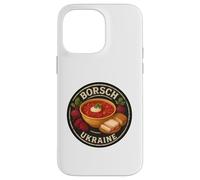 Sopa de remolacha borsch ucraniana Ucrania Carcasa para iPhone 14 Pro Max