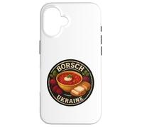 Sopa de remolacha borsch ucraniana Ucrania Carcasa para iPhone 16