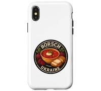 Sopa de remolacha borsch ucraniana Ucrania Carcasa para iPhone X/XS