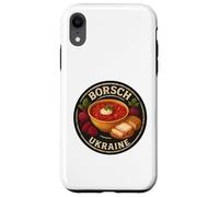 Sopa de remolacha borsch ucraniana Ucrania Carcasa para iPhone XR