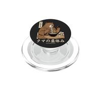 Sopa de sorber Estilo Manga Retro de los años 70 con Oso Ramen japonés PopSockets PopGrip para MagSafe