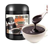 Sopa Instantánea de Sésamo Negro 500g, 7 Ingredientes Negros, Papilla Fácil, Regalo para Padres, Oficina