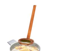 Sopa japonesa - de mango largo de madera, resistente utensilio de cocina | para comer con mango cómodo, ideal para sopas y fideos de material