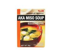 Sopa Miso Aka Instantánea Japonesa 3 Raciones en Sobres Individuales Caldo Umami con Algas y Cebollino Lista en 1 Minuto Ideal Entrante Cena Rápida Cocina Asiática