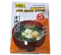 Sopa Miso Instantánea Aka Miso Rojo con Tofu Wakame y Cebolleta 3 Sobres Individuales Caldo Umami Japonés Listo en Segundos