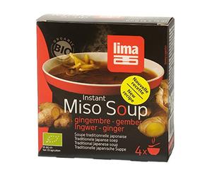 Sopa Miso Instantánea de Jengibre Lima 60g