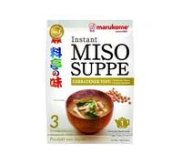 Sopa miso instantánea japonesa con tofu frito aburaage 57 g 3 raciones lista en minutos entrante cena ligera acompañamiento sushi ramen donburi