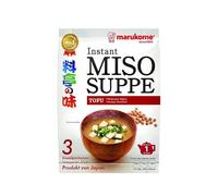 Sopa miso instantánea japonesa con tofu y wakame 3 raciones lista en 1 minuto, caldo umami suave para cena rápida, entrante o bento
