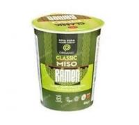 Sopa Ramen Instantánea de Miso Estilo Japonés - Pack de 2 Vasos (2 x 85g) - Fideos Orientales con Caldo Umami Fermentado - Comida Rápida y Reconfortante - Lista en 3 Minutos