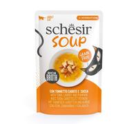 Sopa Schesir Adult Atún con Zanahorias y Calabaza Sobre para Gatos 6 x 40 gr