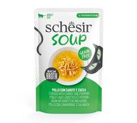 Sopa Schesir Adult Pollo con Zanahorias y Calabaza Sobre para Gatos 40 gr