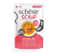 Sopa Schesir Adult Salmón y Zanahorias Sobre para Gatos 40 gr