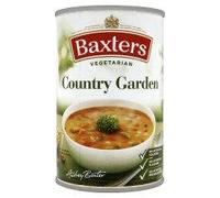 Sopa vegetariana de jardín de campo Baxters 415G