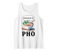Sopa vietnamita de Fideos Pho impulsada por Pho Foodie Lover Camiseta sin Mangas