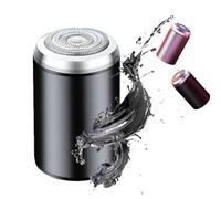Sopami Mini Electric Shaver, Sopami Portable Mini Electric Shaver, Pocket Size Washable Electric Razor, USB Rechargeable Waterproof Shaver Electric Beard Trimmer for Car, Travel (Black)