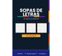 Sopas de Letras: Colección Premium · 100 Puzzles · Temáticas Variadas