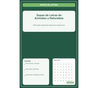 Sopas de Letras de Animales y Naturaleza: 49 Puzzles del Mundo Natural con Soluciones | Mamíferos, Aves, Reptiles, Flora, Biomas e Insectos