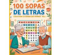 Sopas de Letras de la España que Vivimos: 100 Pasatiempos Temáticos en Letra Grande para Personas Mayores - 10 Temas de España con Soluciones Incluidas