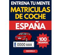 Sopas de Letras de Matrículas de Coche de España: 100 retos para poner a prueba tu atención y agilidad mental