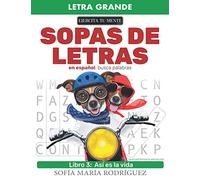 Sopas de Letras en Español - Libro 3: Busca palabra (Spanish word find books for adults large print) • Letra Grande