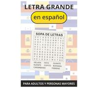 Sopas de letras en español para adultos:: 3000 palabras | 100 sopas de letras