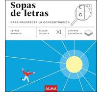 Sopas de letras para favorecer la concentración (XL) (Cuadrados XL)