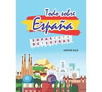 Sopas de letras. Todo sobre España: Interior a blanco y negro