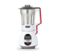 H.Koenig MXC36 Sopera Eléctrica y Licuadora, Máquina para hacer Sopas, Batidos, o Salsas, 1.7 Litros, 900 W, 7 Velocidades, 3 Temperaturas, Acero Inoxidable, Blanco.