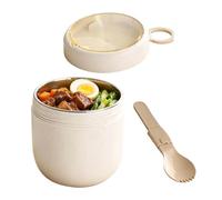 Sopera para almuerzo, 600 ml, aislado a prueba de fugas, recipiente portátil con cuchara, contenedor de sopa de viaje, para exteriores, senderismo, escalada, picnic, mar, deportes, verano, trabajo