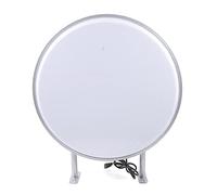 SOPERIT Caja de luz LED redonda doble cara 60cm panel publicidad logo letrero luminoso Personalizable 24 pulgadas Cartel impermeable