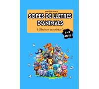 Sopes de lletres d'animals: I dibuixos per pintar!