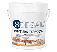 Sopgal Pintura Térmica Anti-Calor Tejados de Teja (Carta RAL, 15L) - Impermeabiliza y aisla del calor, baja la temperatura interior y evita la radiación solar
