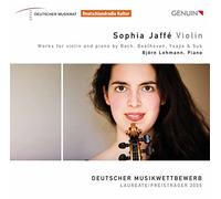 Sophia Jaffé : Récital violon et piano, Bach, Ysaÿe, Suk.