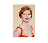 Sophia Loren - Pósteres impermeables para pared, impresión en casa, a prueba de humedad, fácil de instalar y resistente a la decoloración, estilo sin marco, 40 x 60 cm