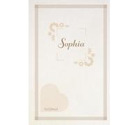 Sophia - Notizbuch DIN A5: Liniertes Journal für Schule, Alltag & Gedanken | Personalisiertes Geschenk